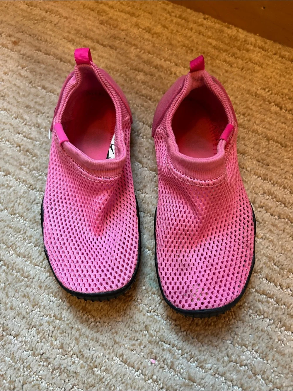 Nike Kids Hot Pink Mesh Slip-On Water Shoes